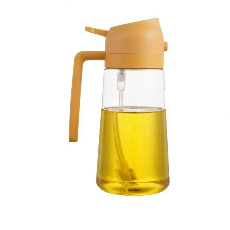 Dispenser de Óleo 500ml 2 em 1 SmartFlow - Spray Borrifador e Despejador