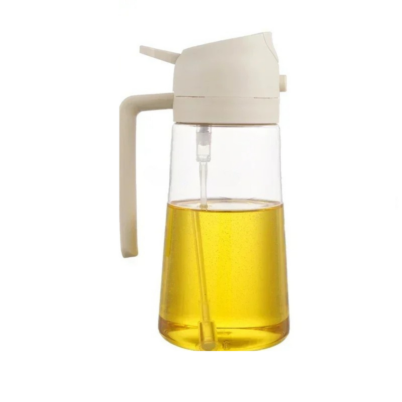 Dispenser de Óleo 500ml 2 em 1 SmartFlow - Spray Borrifador e Despejador