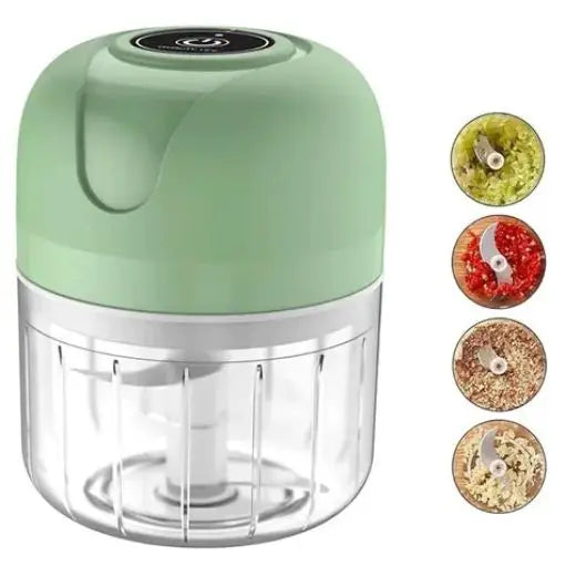 Mini Processador De Alimentos Elétrico