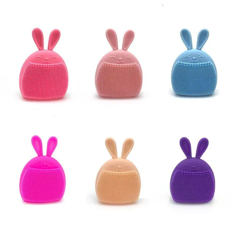 Esponja Limpeza Facial Manual Silicone Patinha Cores