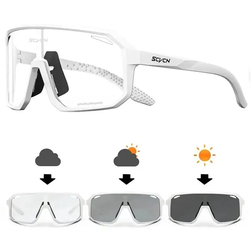 Óculos de Ciclismo com Lentes Fotocromáticas