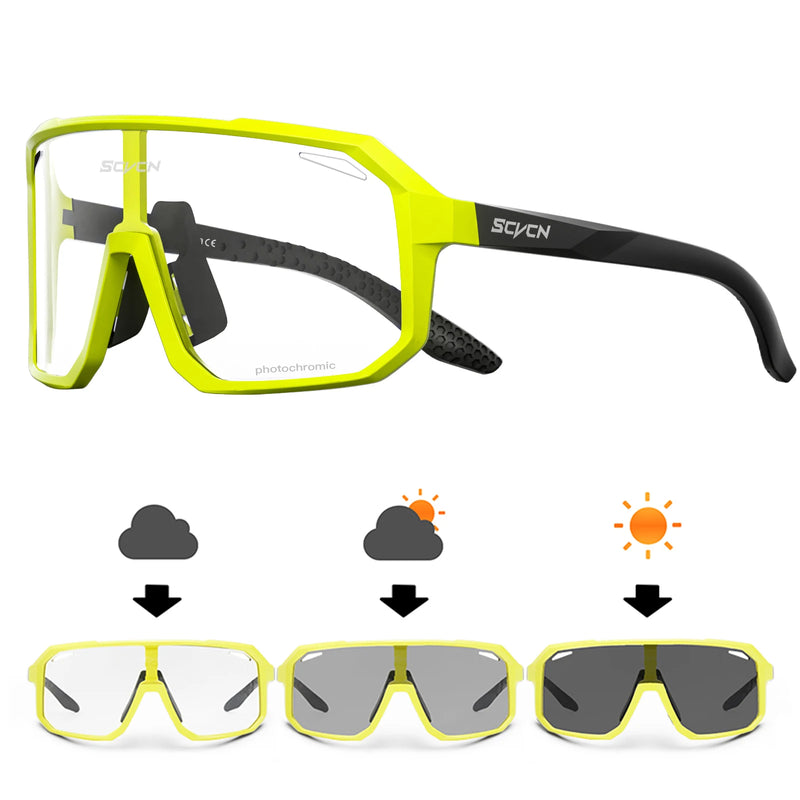 Óculos de Ciclismo com Lentes Fotocromáticas