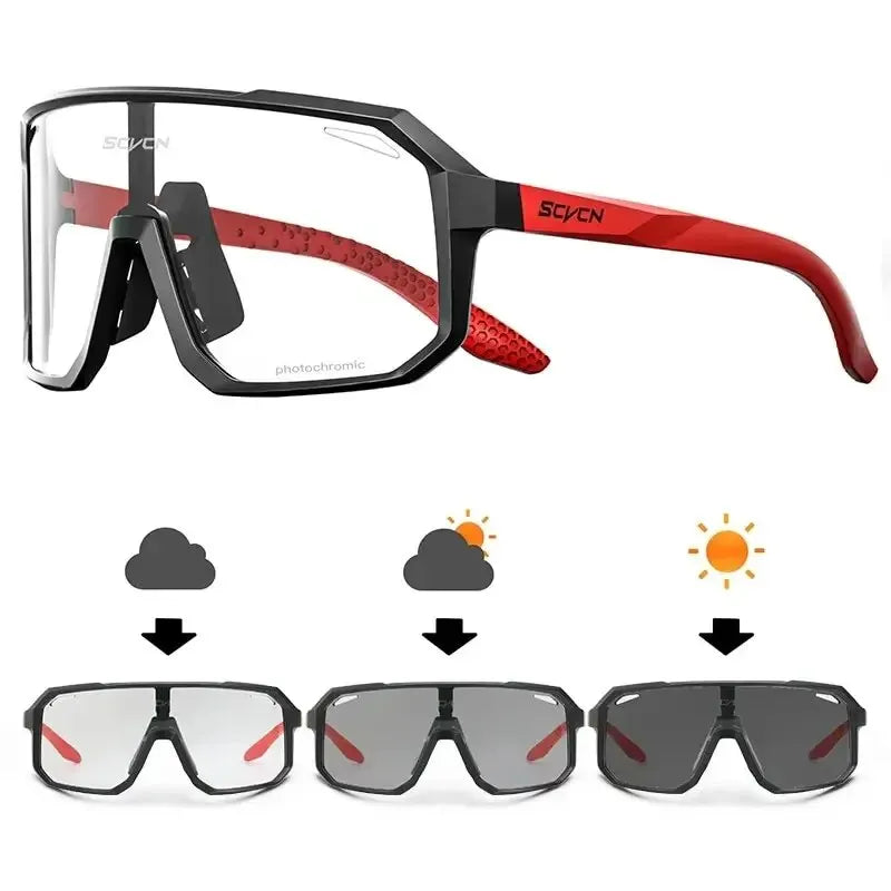 Óculos de Ciclismo com Lentes Fotocromáticas