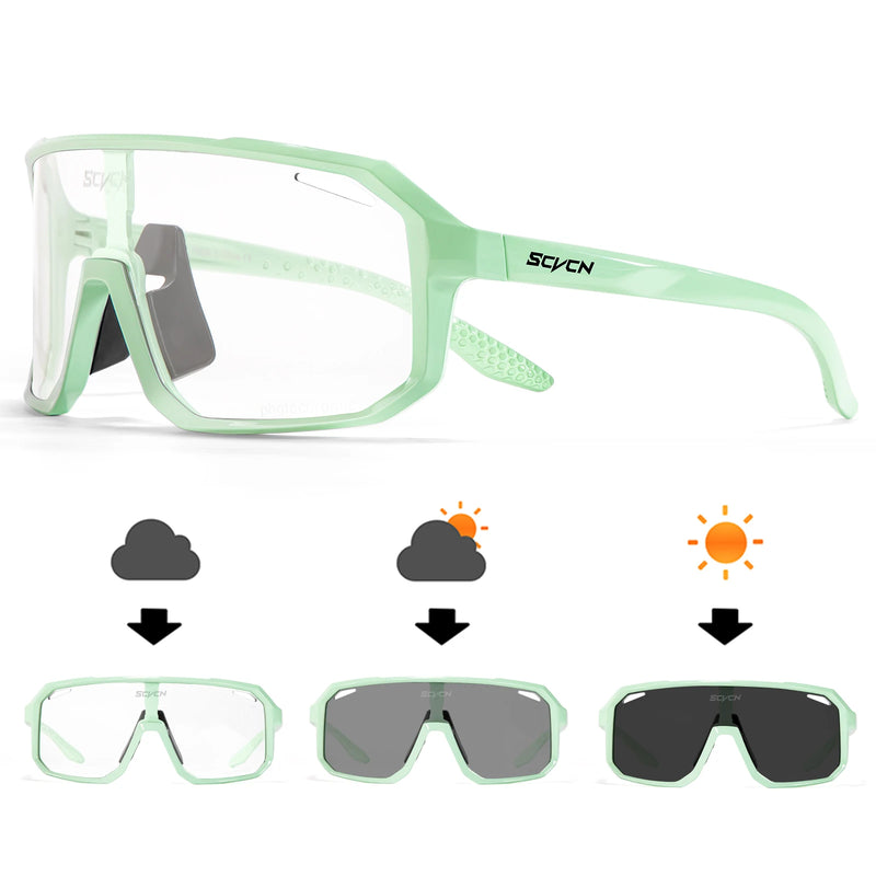 Óculos de Ciclismo com Lentes Fotocromáticas