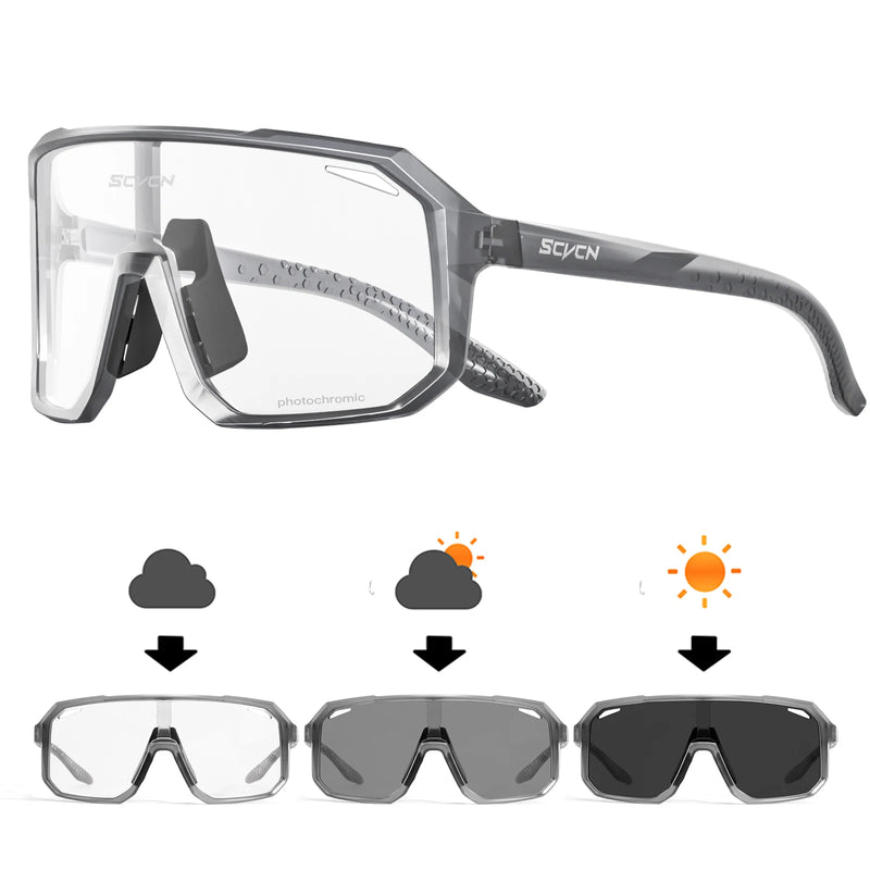 Óculos de Ciclismo com Lentes Fotocromáticas