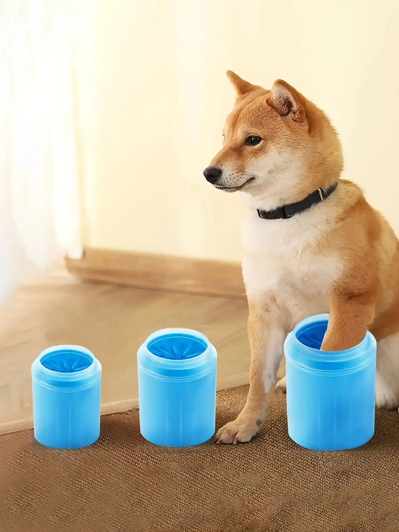 Limpador de Patas com Cerdas de Silicone
