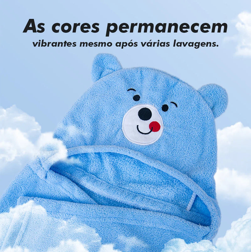 Toalha Infantil Com Capuz Divertida