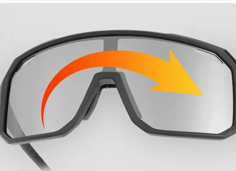 Óculos de Ciclismo com Lentes Fotocromáticas