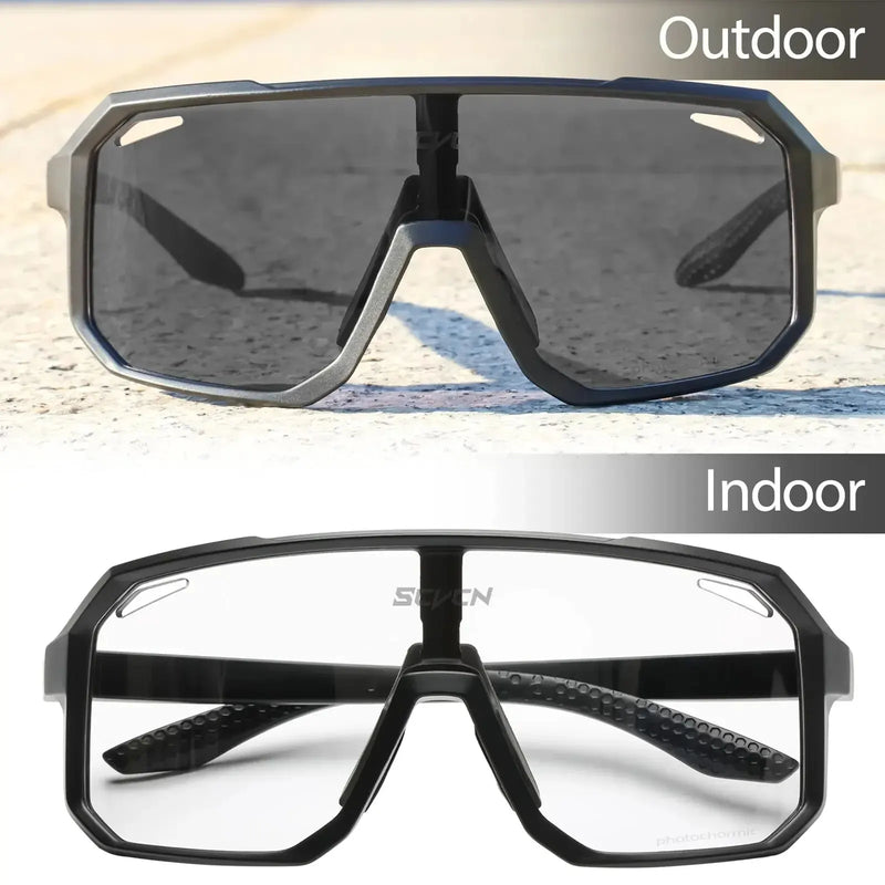 Óculos de Ciclismo com Lentes Fotocromáticas