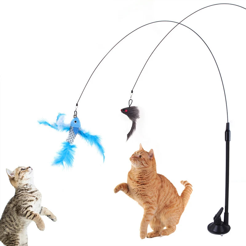 Varinha Com Pena Para Gatos