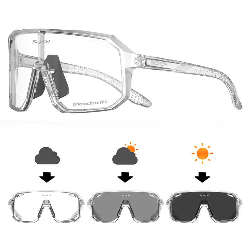 Óculos de Ciclismo com Lentes Fotocromáticas