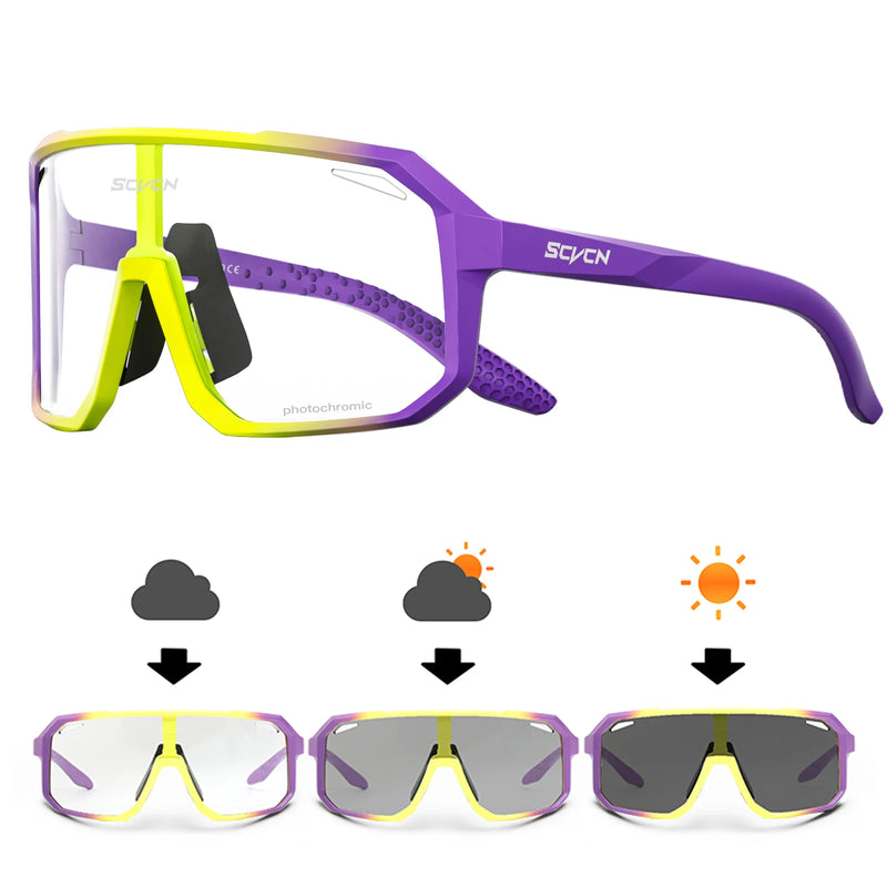 Óculos de Ciclismo com Lentes Fotocromáticas