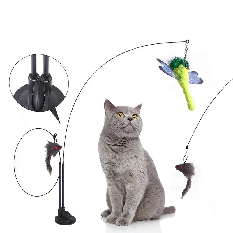 Varinha Com Pena Para Gatos