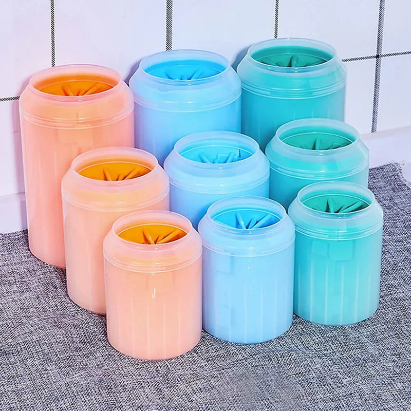 Limpador de Patas com Cerdas de Silicone