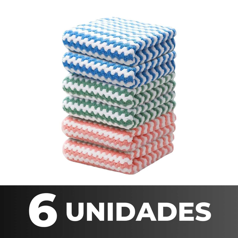 (Compre 5 Leve 10) Panos Mágicos® - Microfibra Macia para Limpeza Perfeita Premium - Preço de Fábrica